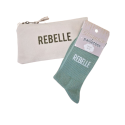 Coffret cadeau ado trousse et chaussettes à paillettes Coffret cadeau ado trousse et chaussettes à paillettes
