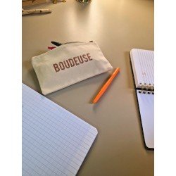 Trousse boudeuse à paillettes