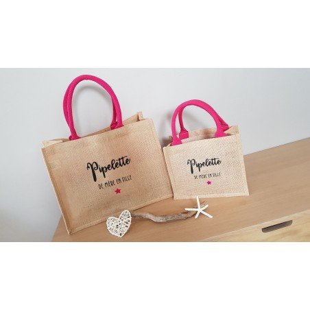 Cabas Plage Pipelette de Mère en Fille