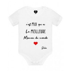 body personnalisé Meilleure Maman