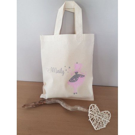 sac en coton enfant fée personnalisé
