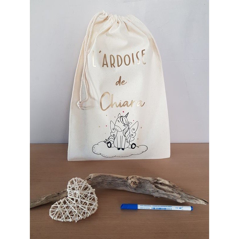 Pochon pour ardoise personnalisé Pochon pour ardoise personnalisé