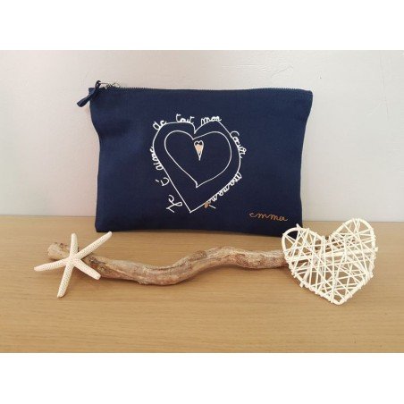 pochette personnalisée avec le dessin de votre enfant