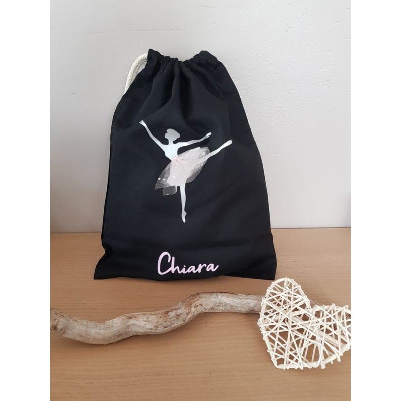 pochon à chaussons personnalisé pour danseuse classique pochon à chaussons personnalisé pour danseuse classique